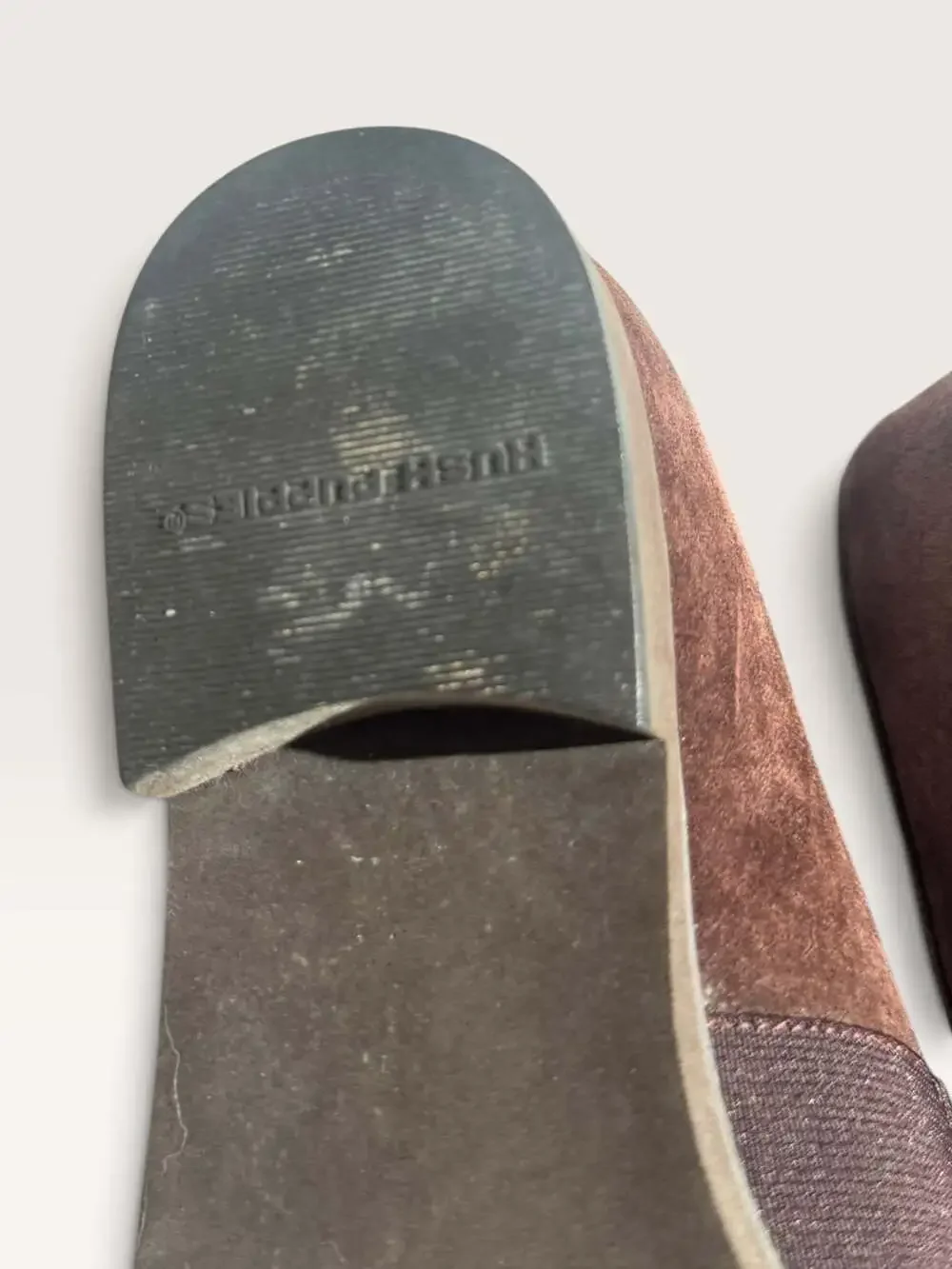 VTG Hush Puppies Brown Suede Slip-On Loafers 6.5 M